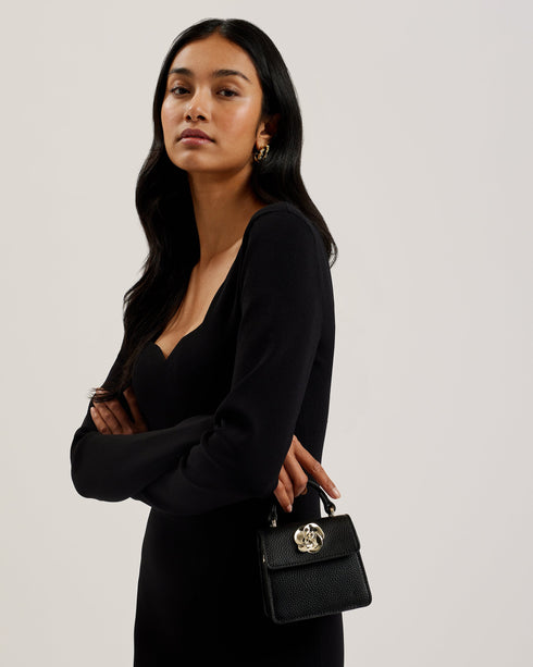 ROSLIE-Bags-Mini Top Handle Rose Bag- Ted Baker Romania